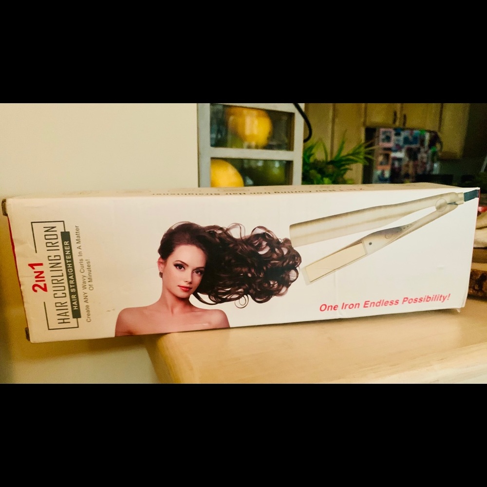 2 in 1 Curling Iron-Hair Straightener